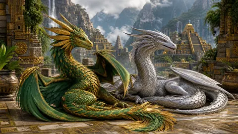 Wyverns in Incan Mountain City