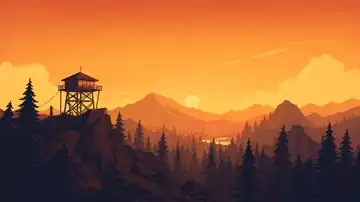 Sunset Watchtower Vista live wallpaper