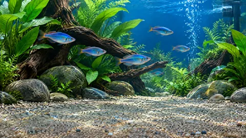 Blue Rainbowfish in Aquarium