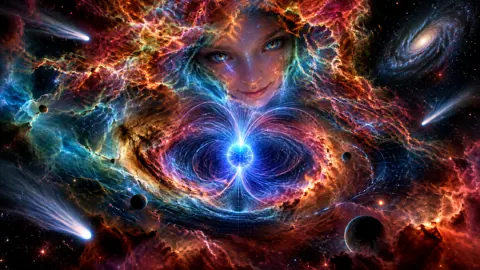 Cosmic Maiden Above Magnetar