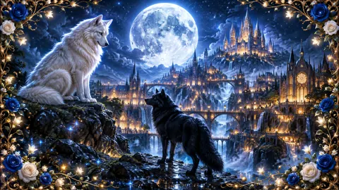 Wolves Over Gothic Moon City