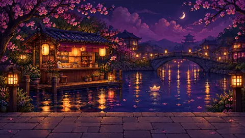 Japanese Night Market Canal