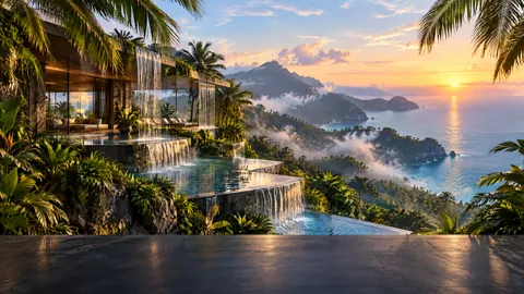 Tropical Villa With Infinity Pools