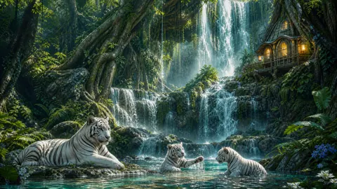 White Tiger Family Waterfalls