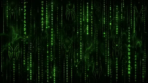 Alien Glyphs on Hex Grid