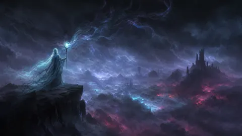 Spirit With Orb Staff