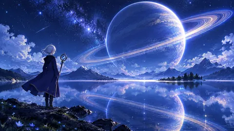 Silver-Haired Mage by Ringed Planet