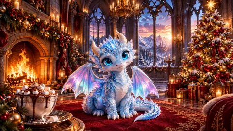 Ice Dragon Christmas Castle