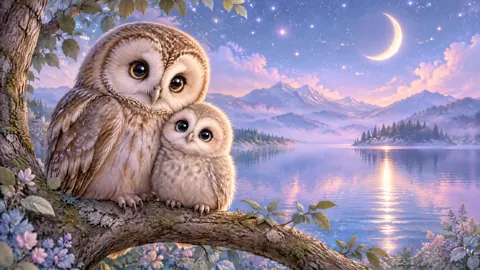 Mother Owl and Owlet Lake