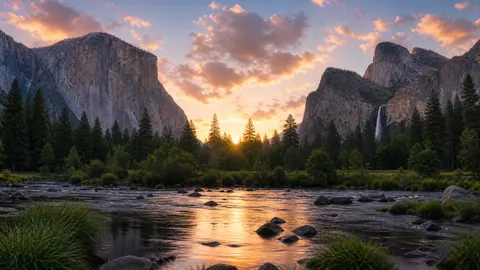 Yosemite Valley at Sunset