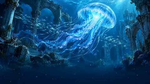 Giant Jellyfish in Drowned Palace