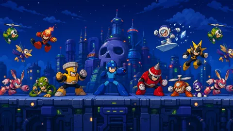 Neon Skull Showdown live wallpaper