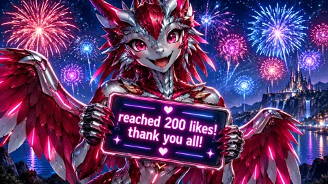 Neon Wyvern 200 Likes