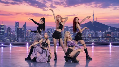 K-Pop Group by N Seoul Tower