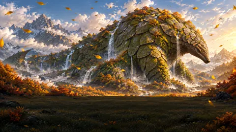 Armored Pangolin Mountain Waterfalls