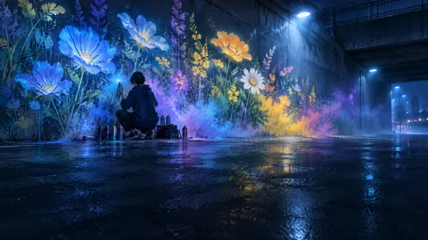 Street Artist Underpass Mural