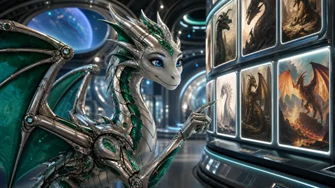 Robotic Wyvern in Future Museum