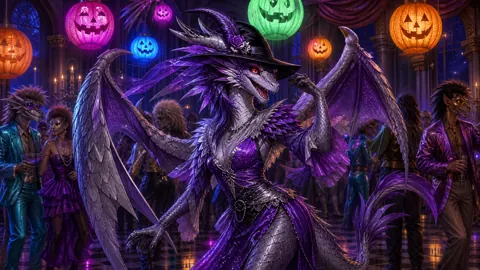 Wyvern Witch at Costume Ball