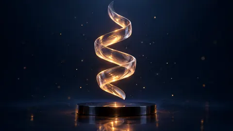 Amber Crystal Spiral