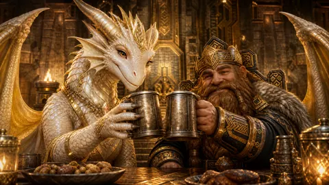 Wyvern and Dwarf King Toast