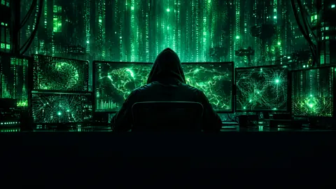 Hooded Operator at Green Monitors