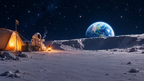 Astronaut Tea by Moon Tent