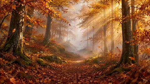 Autumn Beech Forest Trail