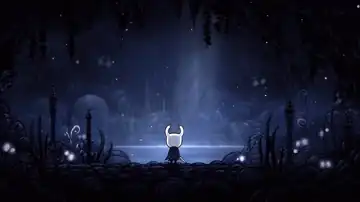 Bioluminescent Knight Cavern live wallpaper