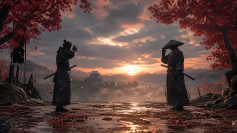 Samurai Salute by Maple Castle