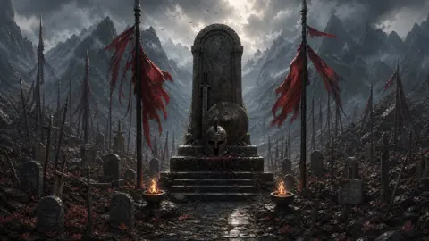 Warrior Tomb in Mountain Valley