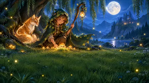 Forest Mage and Fox Spirit