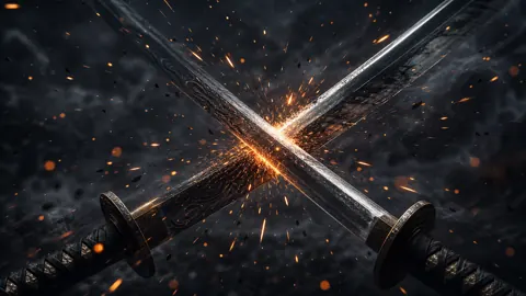 Clashing Blades and Sparks