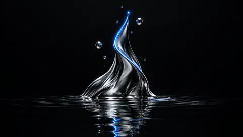 Liquid Mercury Blue Line