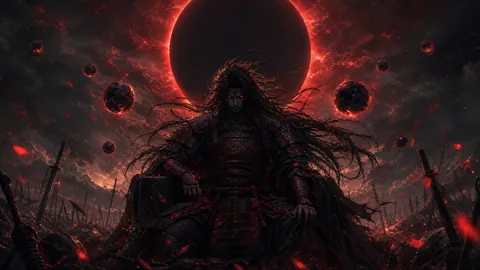 Ancient Warlord Under Crimson Eclipse