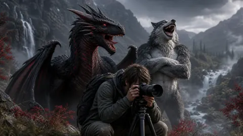 Wyvern and Werewolf Waterfall Valley