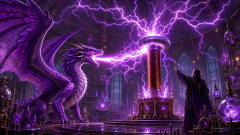 Purple Wyvern in Magic Lab