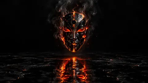 Glowing Obsidian Mask