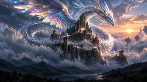 Crystal Serpent Above Citadel