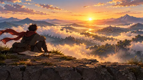 Cartographer Above Golden Valley