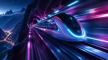 Neon Tunnel Rush live wallpaper