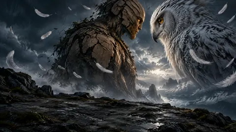 Clay Guardian and White Owl