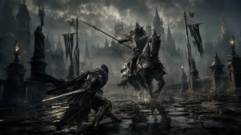 Stormlit Bridge Duel live wallpaper