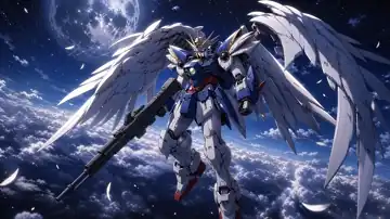 Moonlit Wing Sentinel live wallpaper