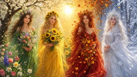 Four Seasons Floral Gowns
