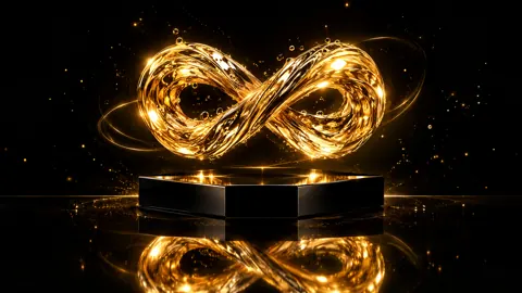 Liquid Gold Infinity Loop