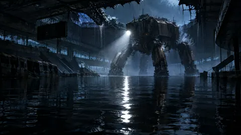 Salvage Walker in Flooded Terminal