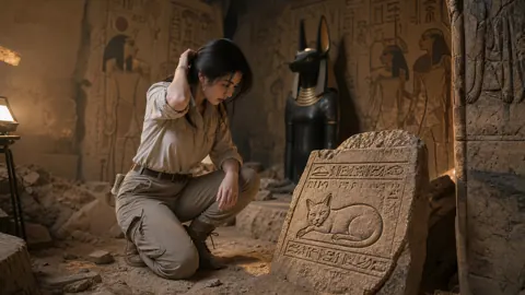 Archaeologist in Anubis Tomb
