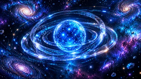 Holographic Network Sphere in Space