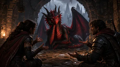 Horned Dragon in Dungeon
