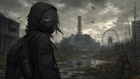 Gas Mask Stalker at Chernobyl